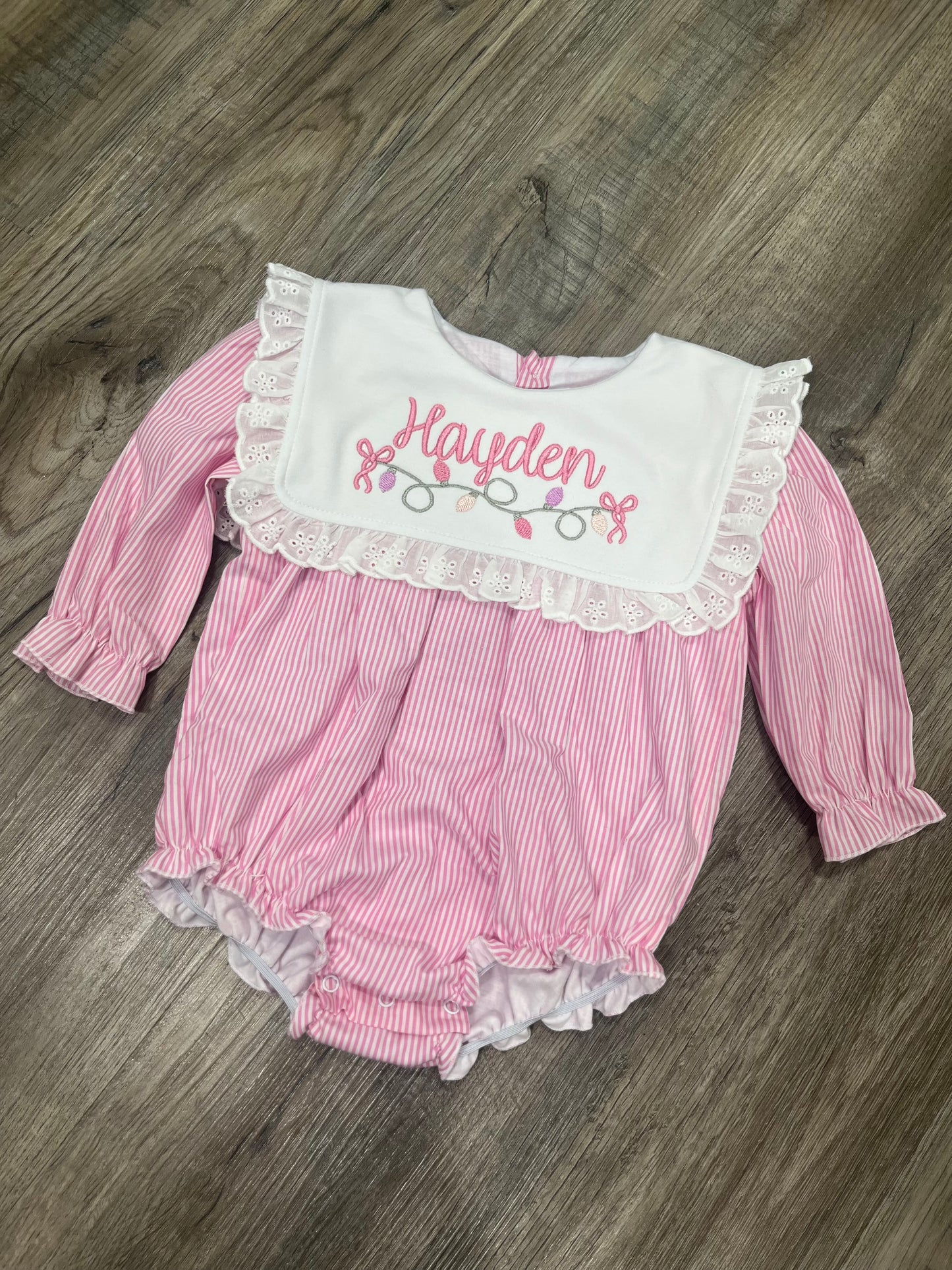 RTS BLANK- Pink Stripe Bubble