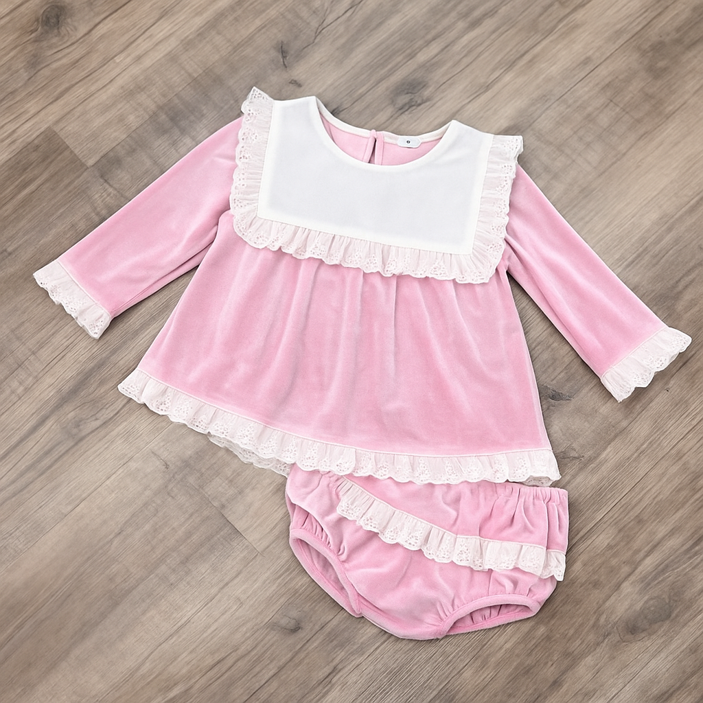 Valentines Velvet Diaper Set